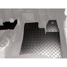 Moto Activ Diamond Plate Floor Mats  Semi-Black