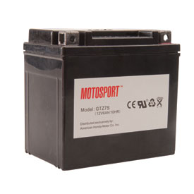 Motosport Maintenance-Free Battery with Acid