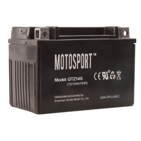 Motosport Maintenance-Free Battery with Acid GTZ14S