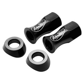 Motion Pro LiteLoc Rim Lock Nut with Beveled Washer Kit 13mm Black