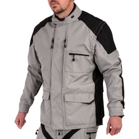 Motonation Apparel Lobito Off-Road Textile Jacket Medium Grey/Black