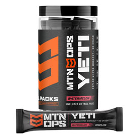 MTN OPS Yeti Trail Packs Explosive Pre-Workout Drink - 20 Trail Packs