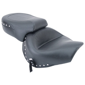 Mustang Wide Touring Studded Motorcycle Seat