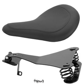 Mustang Spring Solo Motorcycle Seat with Spring Kit