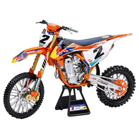 New Ray Die-Cast Red Bull KTM Cooper Webb #2 with #1 Sticker Plate Motorcycle Replica