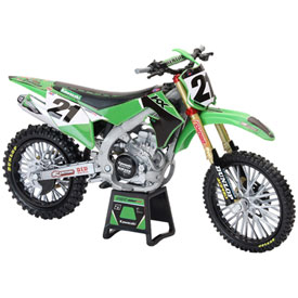 New Ray Die-Cast Kawasaki Jason Anderson #21 Motorcycle Replica 1:12 Scale