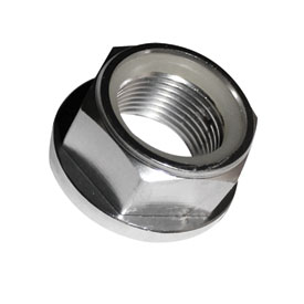 Nihilo Concepts Ny-Lock Rear Axle Nut 25mm Silver