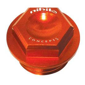 Nihilo Concepts Oil Filler Plug  Orange