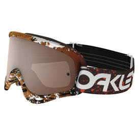 Oakley O Frame Goggle  Splatter Blood Orange Frame/Black Iridium Lens