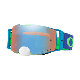Oakley Front Line Goggle 2019  Flo Green Blue Frame/Prizm Sapphire Iridium Lens