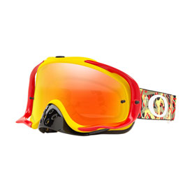Oakley Crowbar Goggle  Camo Vine Jungle Red Yellow Frame/Fire Iridium Lens
