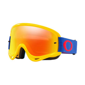 Oakley O Frame Goggle  Yellow Blue Frame/Fire Iridium Lens