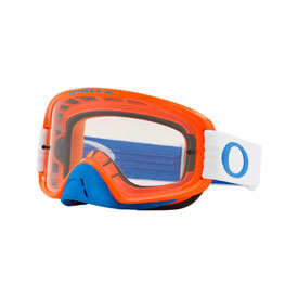 Oakley O Frame 2.0 Goggle  Blue Orange Frame/Clear Lens