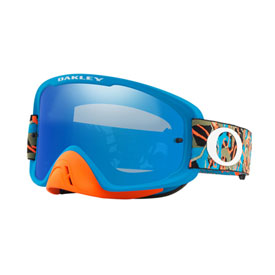 Oakley O Frame 2.0 Goggle  Camo Vine Jungle Orange Blue Frame/Black Ice Iridium Lens