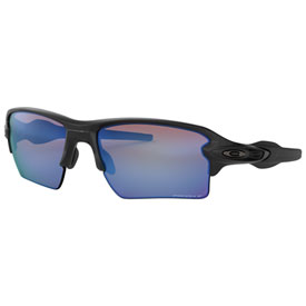 Oakley Flak 2.0 XL Sunglasses Matte Black Frame/Prizm Deep Water Polarized Lens