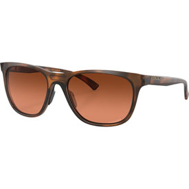Oakley Women's Leadline Sunglasses Matte Brown Tortoise Frame/Prizm Brown Gradiant Lens