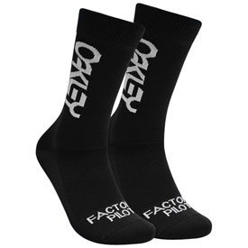 Oakley Factory Pilot MTB Socks Size 7-9 Blackout