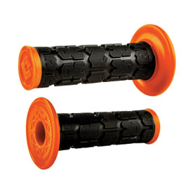 Odi Rogue Dual-Ply MX Grips Black/Orange