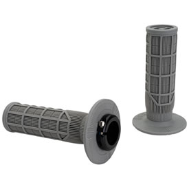 Odi Universal Recoil Full-Waffle SX-MX V2 Lock-On Grips Grey - Soft Compound