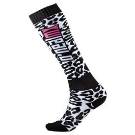 O'Neal Racing Women's Pro MX Print Socks Size 8-10 Wild