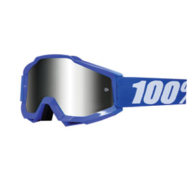 100% Accuri Sand Goggle  Reflex Blue Frame/Grey Smoke Lens