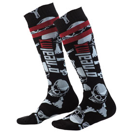 O'Neal Racing Pro MX Print Socks Size 10-13 Cross Bones