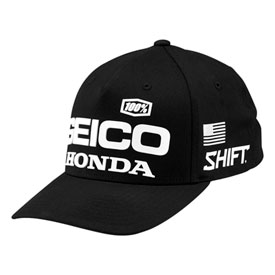 100% Geico/Honda Speedway Flex Fit Hat