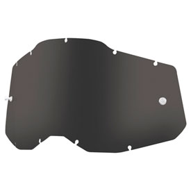 100% Accuri 2/Racecraft 2/Strata 2 Replacement Lens  Dark Smoke