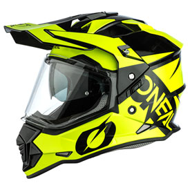 Oneal Sierra II Flat Cross Enduro Quad Off Road ATV Motocross Helmet MX SX helmet black