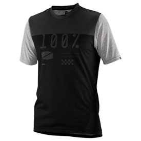 100% Airmatic MTB Short-Sleeve Jersey Medium Black/Charcoal