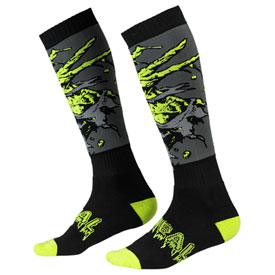 O'Neal Racing Pro MX Print Socks Size 10-13 Zombie