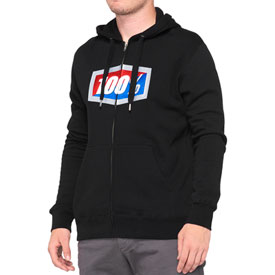 100% Official Zip-Up Hooded Sweatshirt