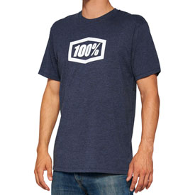 100% Essential T-Shirt Medium Navy Heather