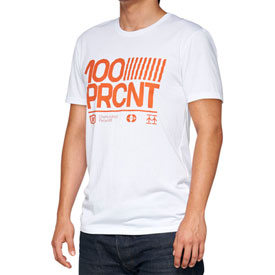 100% Surman Tech T-Shirt Medium White