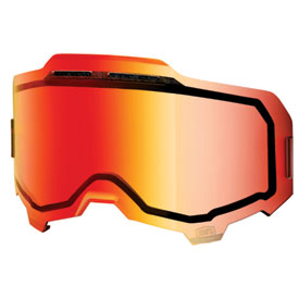 100% Armega/ARmatic Replacement Lens  Red Mirror Vented Dual