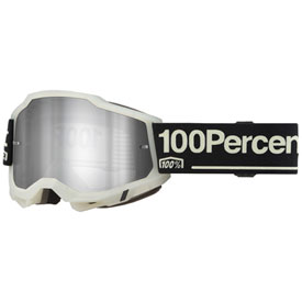 100% Accuri 2 Goggle  Glow Frame/Silver Mirror Lens