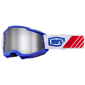 100% Accuri 2 Goggle  Kolby Frame/Silver Mirror Lens