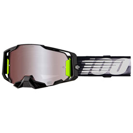 100% Armega Goggle  Lightspeed Frame/Silver Mirror Lens