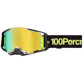 100% Armega Goggle  Orban Frame/Gold Mirror Lens