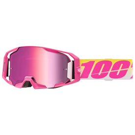 100% ARmatic Goggle  Sellars Frame/Pink Mirror Lens