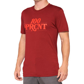 100% Searless Tech T-Shirt Medium Brick