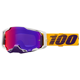 100% Armega Goggle  Difenbak Frame/Purple Mirror Lens