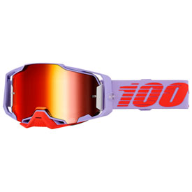 100% Armega Goggle  Fausto Frame/Red Mirror Lens