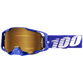 100% Armega Goggle  Klein Frame/Gold Mirror Lens