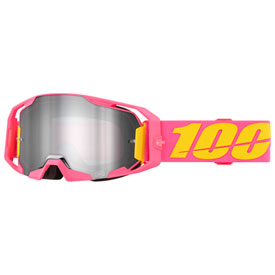 100% ARmatic Goggle  Sankpak Frame/Silver Mirror Lens