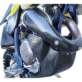 P3 Carbon Skid Plate Black