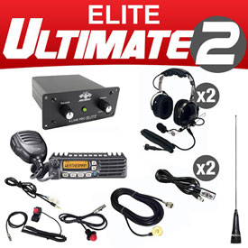 PCI Race Radio Elite Ultimate 2 Seat UTV Package with Mount Kit