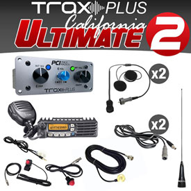 PCI Race Radio Trax Plus California Ultimate 2 Seat UTV Package with Mount Kit