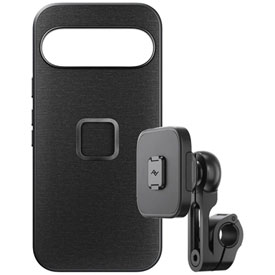 Peak Design Motorcycle Mirror Phone Mount With Everyday Fabric Phone Case