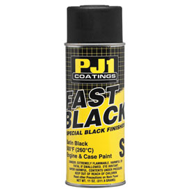 PJ1 Fast Black Engine and Case Paint Satin Black 11 oz.